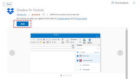 Dropbox for Outlook .